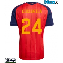 Spain Marc Cucurella #24 Replica Home Shirt World Cup 2026 Short Sleeve